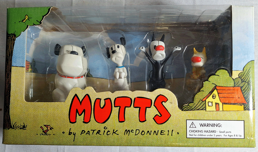 Mutts by Patrick McDonnell Set of 4 Vinyl Toy